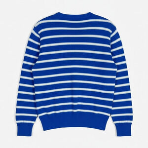 Vintage 90s Townsley Acrylic Blue Men's Small Striped Sweater Casual Normcore